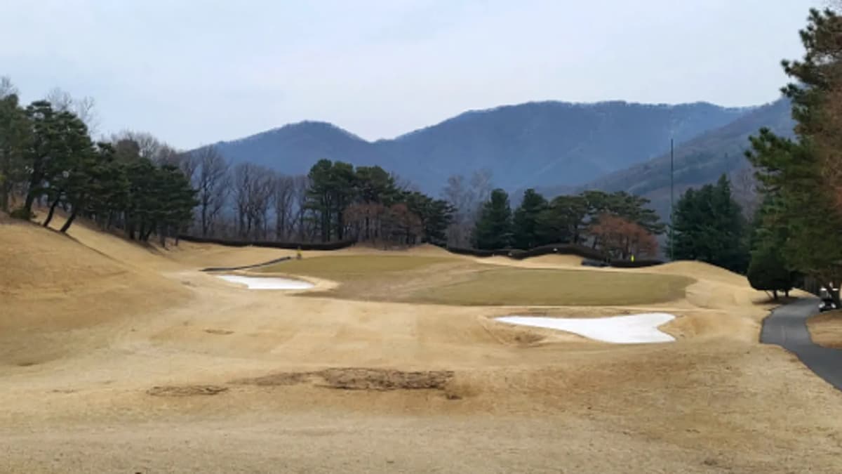 송추CC 코스와 그린은 이랬어요